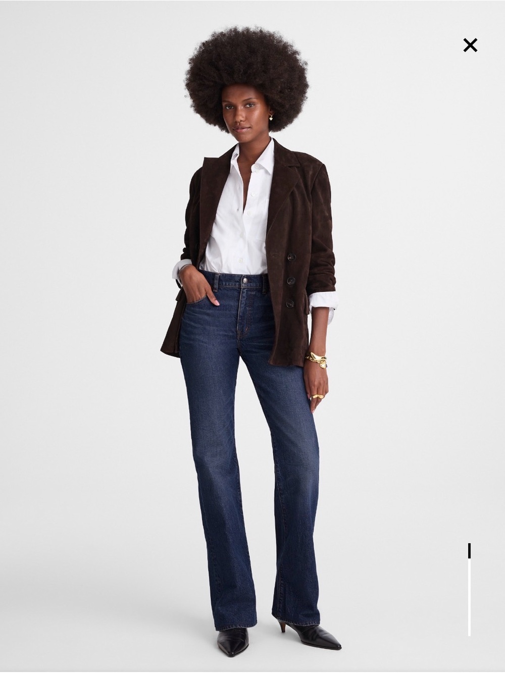 Madewell 27 Relaxed Bootcut High-Rise Jeans